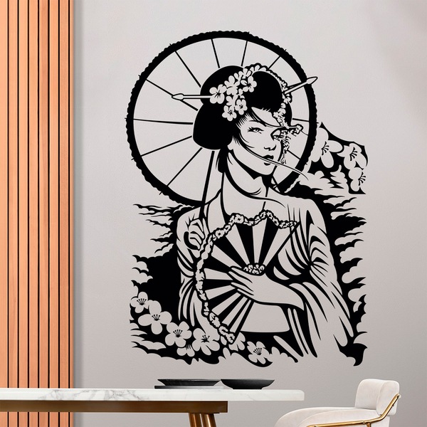 Vinilos Decorativos: Geisha japonesa