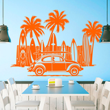 Vinilos Decorativos: Volkswagen, tablas de surf y palmeras 4
