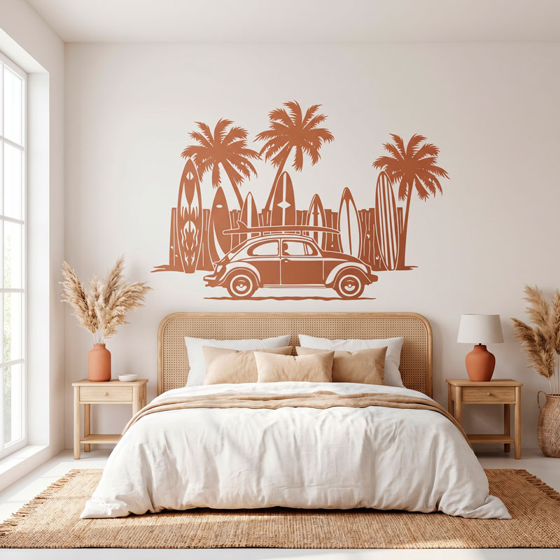 Volkswagen, tablas de surf y palmeras 5