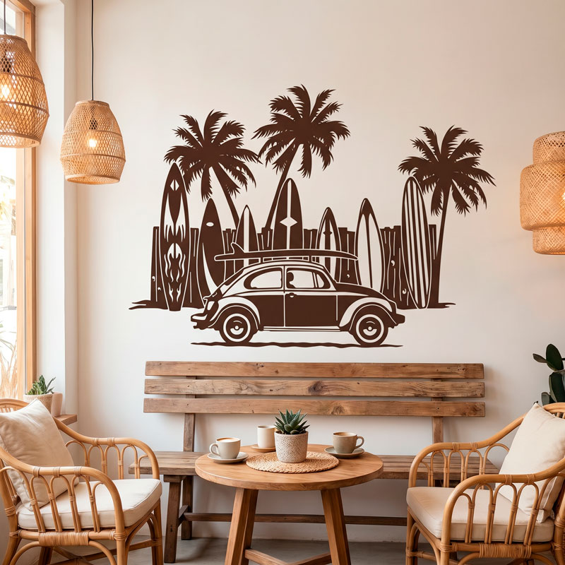 Volkswagen, tablas de surf y palmeras 6