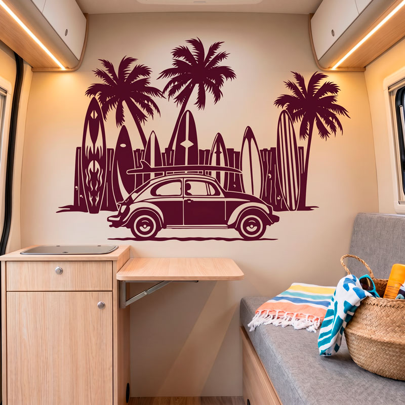 Volkswagen, tablas de surf y palmeras 7