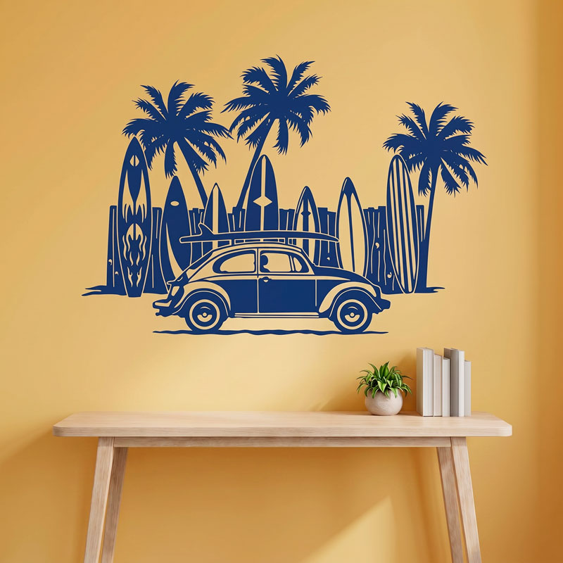 Volkswagen, tablas de surf y palmeras 8