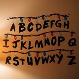 Vinilos Decorativos: Alfabeto de Stranger Things 6