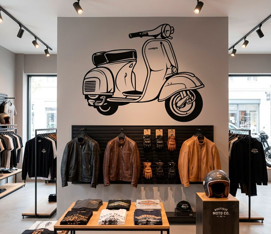 Vinilos Decorativos: Moto Vespa