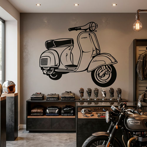 Vinilos Decorativos: Moto Vespa