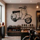 Vinilos Decorativos: Moto Vespa 6