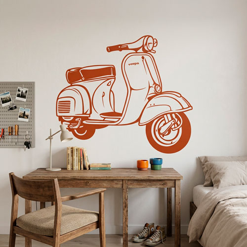 Vinilos Decorativos: Moto Vespa