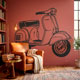 Vinilos Decorativos: Moto Vespa 9