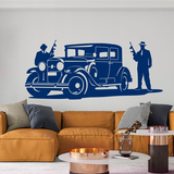 Vinilos Decorativos: Gánsters de Al Capone y Cadillac 2