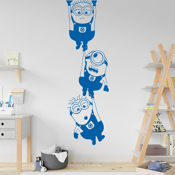 Vinilos Decorativos: Minions colgando