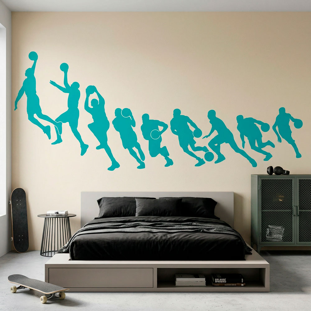 Baloncesto Michael Jordan siluetas 11