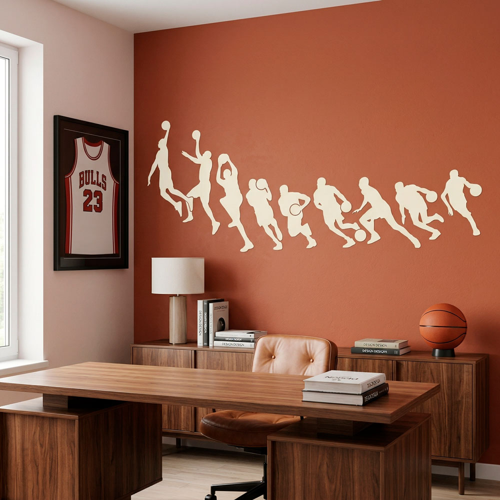Baloncesto Michael Jordan siluetas 12
