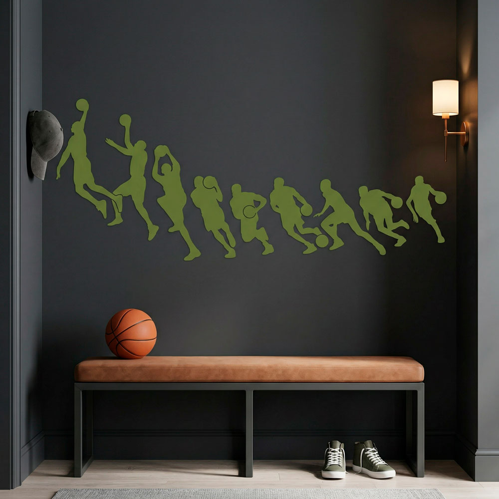 Baloncesto Michael Jordan siluetas 14