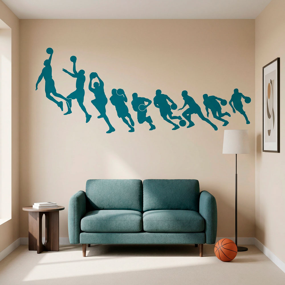 Baloncesto Michael Jordan siluetas 15