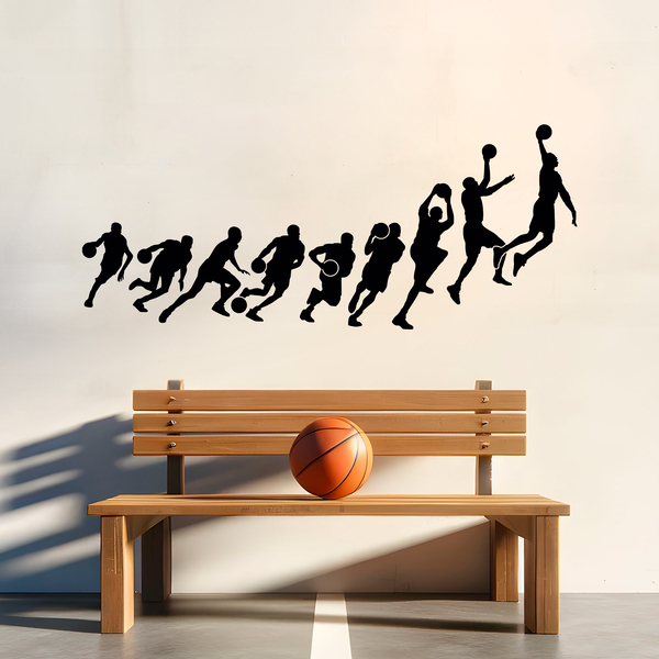 Vinilos Decorativos: Baloncesto Michael Jordan siluetas