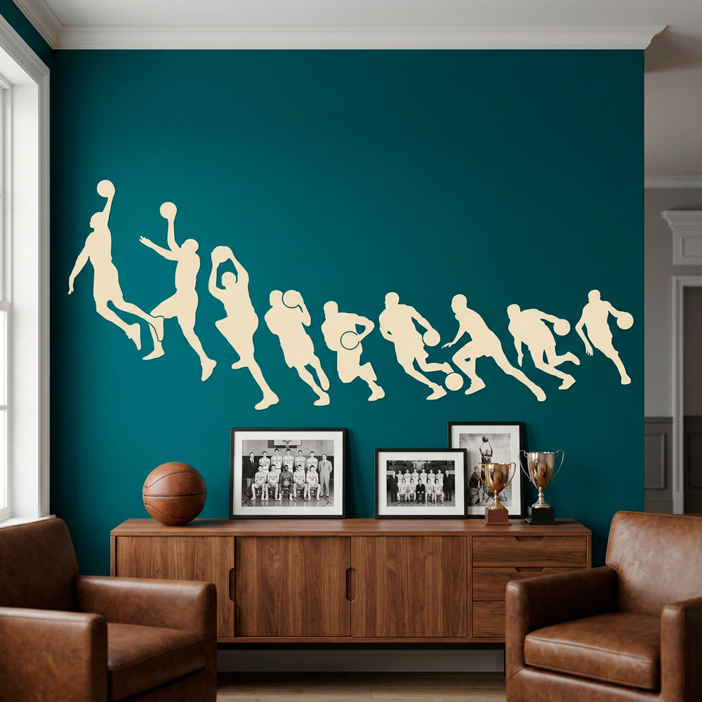 Baloncesto Michael Jordan siluetas 10