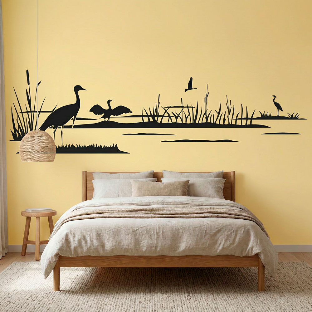 Vinilos Decorativos: Patos en el lago