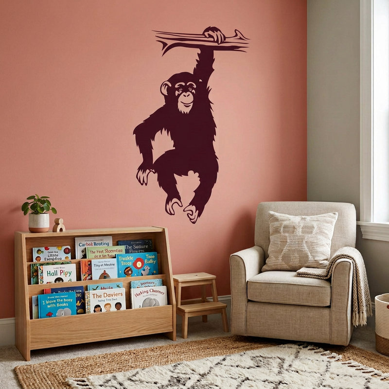 Vinilos Decorativos: Chimpance en Rama