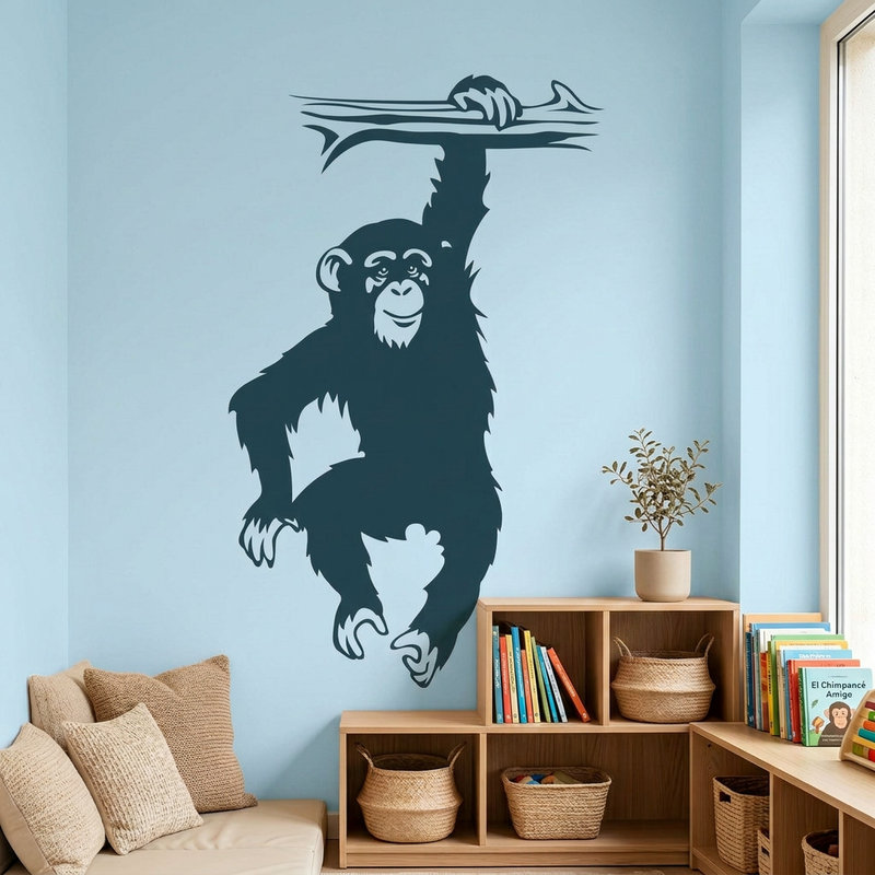 Vinilos Decorativos: Chimpance en Rama