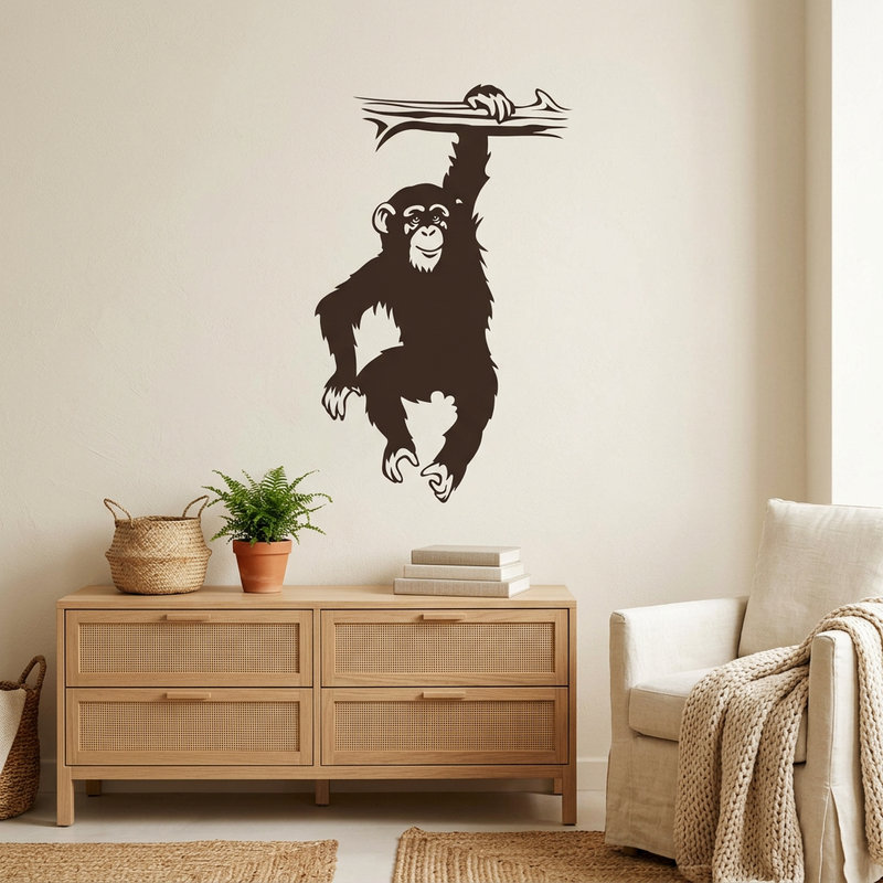 Vinilos Decorativos: Chimpance en Rama