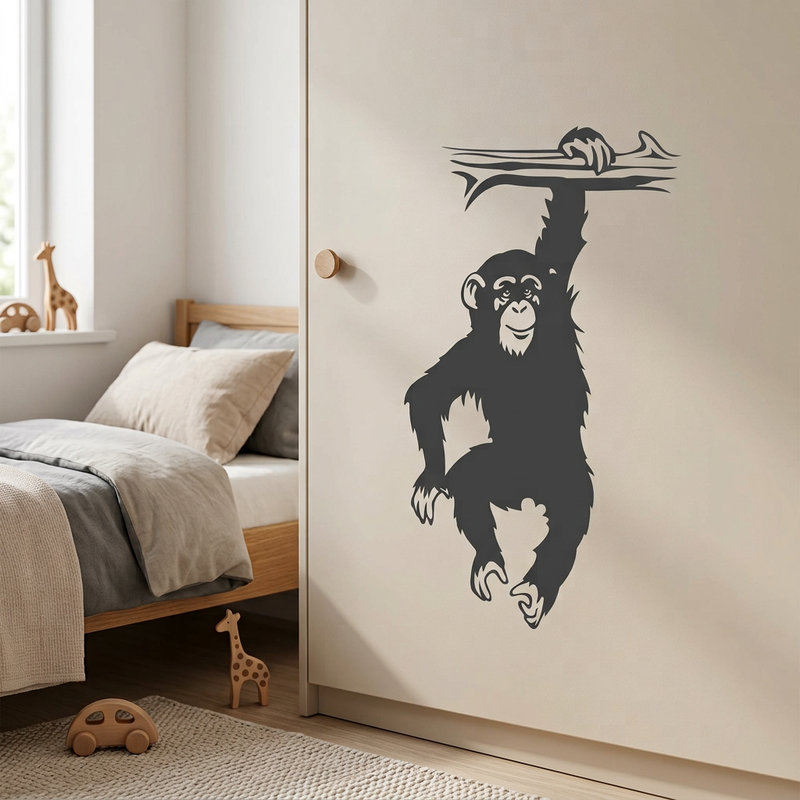 Vinilos Decorativos: Chimpance en Rama