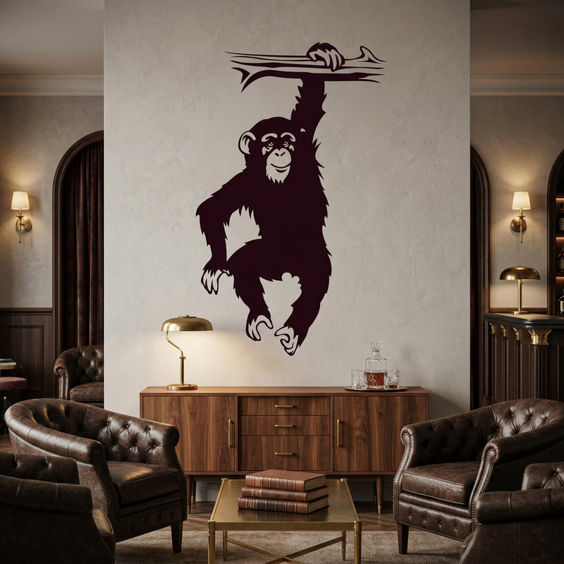 Vinilos Decorativos: Chimpance en Rama