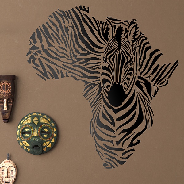 Vinilos Decorativos: Cebra en África