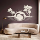 Vinilos Decorativos: Skyline Delfines 6