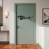 Vinilos Decorativos: Buceador con Equipo Completo 4