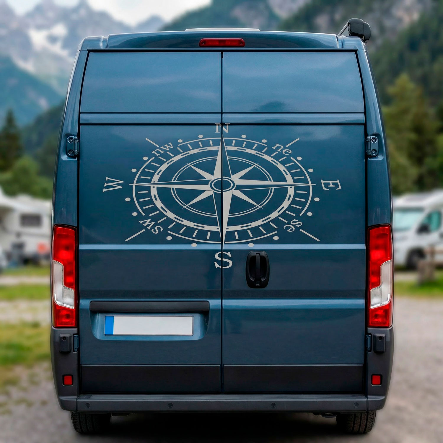 Vinilos autocaravanas: Rosa N&aacute;utica