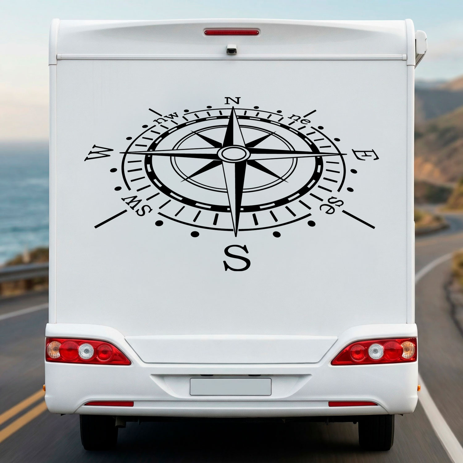 Vinilos autocaravanas: Rosa N&aacute;utica