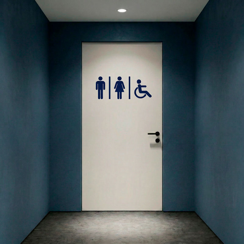 Iconos WC Sanitario 3/9