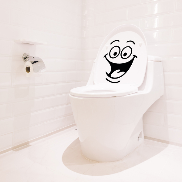 Vinilos Decorativos: Carcajada WC
