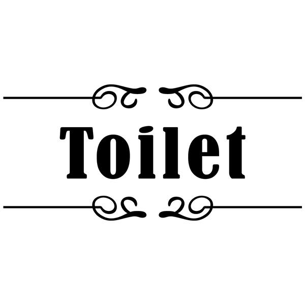 Vinilos Decorativos: Señalización - Toilet