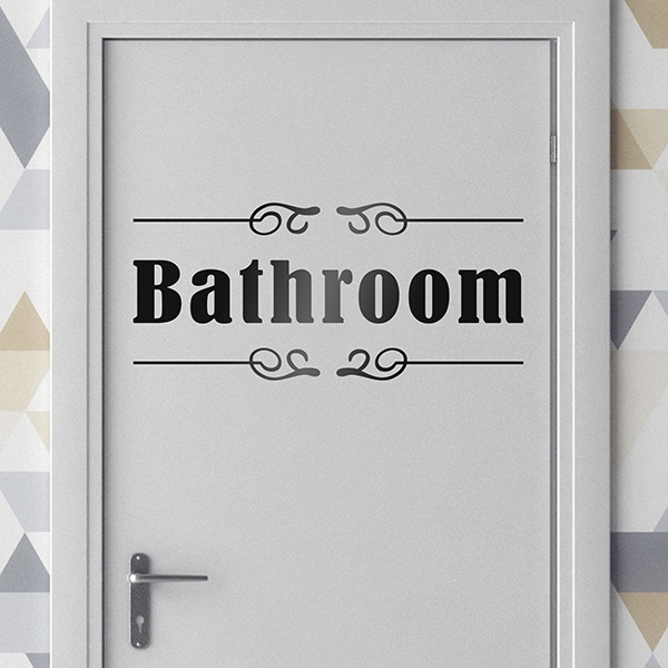 Vinilos Decorativos: Señalización - Bathroom 0
