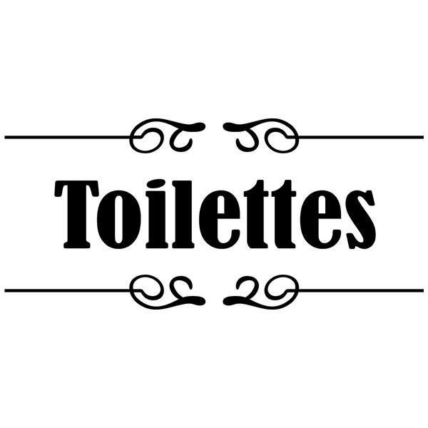 Vinilos Decorativos: Señalización - Toilettes