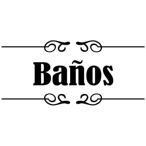 Vinilos Decorativos: Señalización - Baños