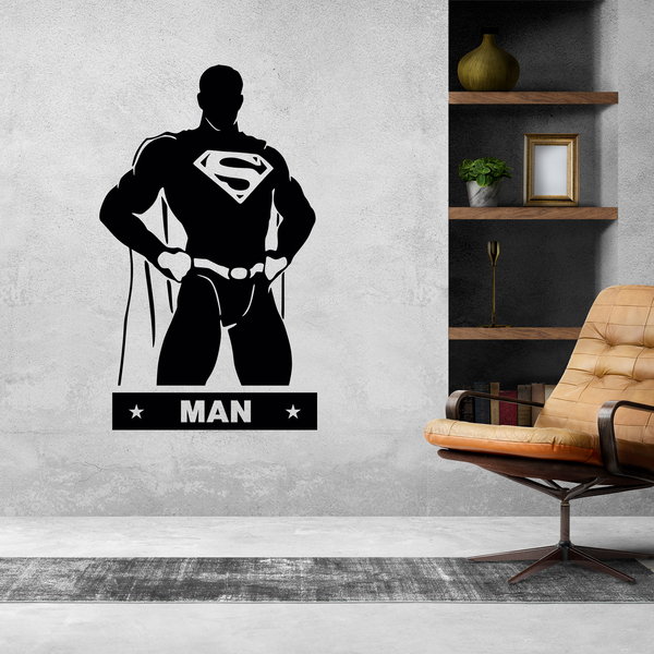 Vinilos Decorativos: WC SuperMan