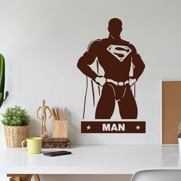 Vinilos Decorativos: WC SuperMan