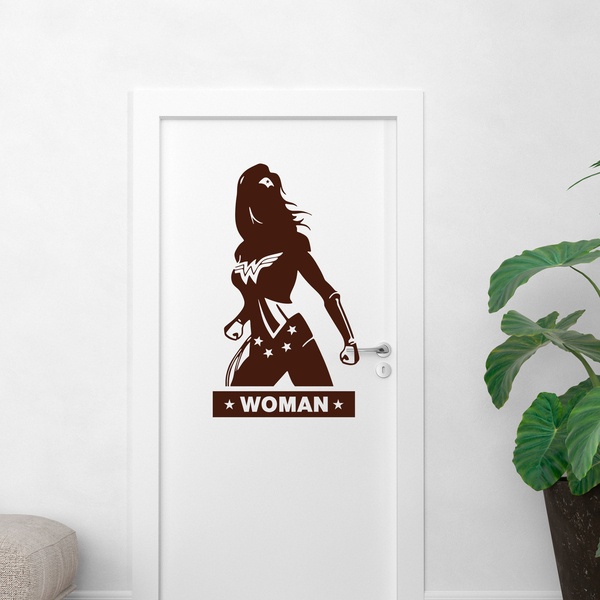 Vinilos Decorativos: WC WonderWoman