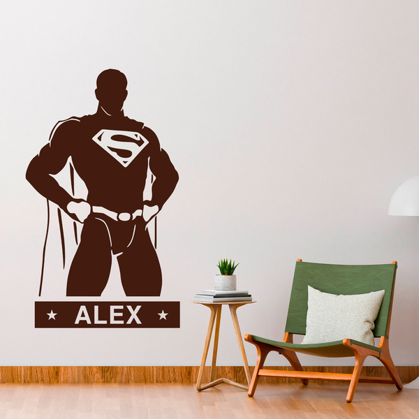 Vinilos Infantiles: SuperMan Personalizado