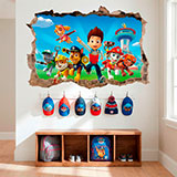 Vinilos Decorativos: Agujero Patrulla Canina 14