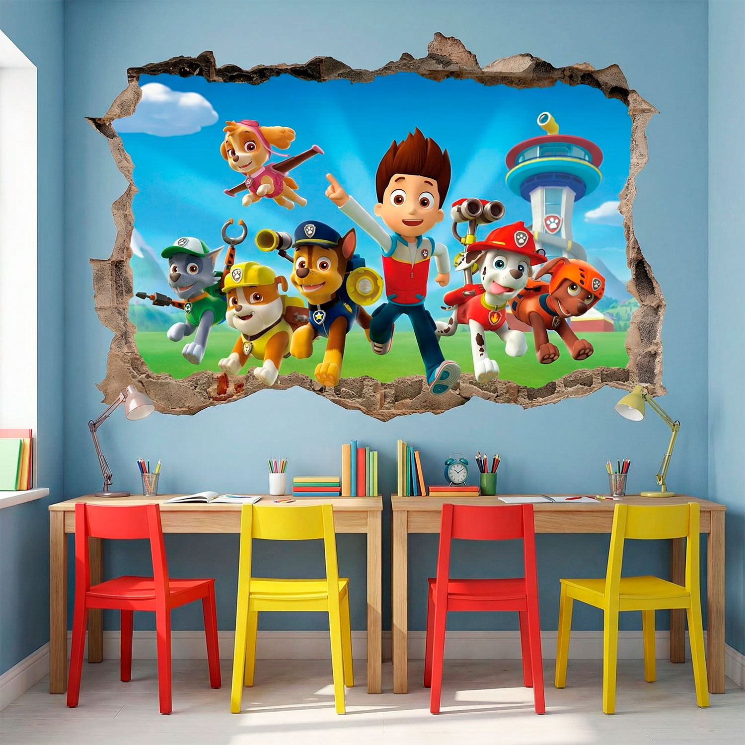 Vinilos Decorativos: Agujero Patrulla Canina