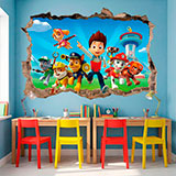 Vinilos Decorativos: Agujero Patrulla Canina 15