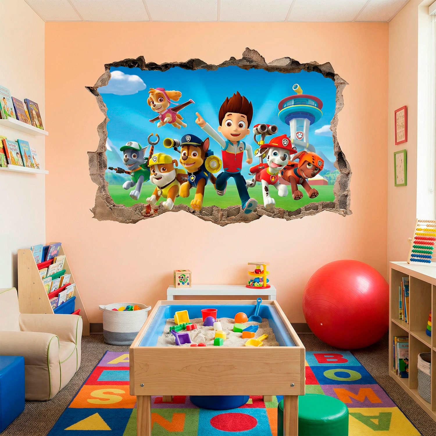 Vinilos Decorativos: Agujero Patrulla Canina