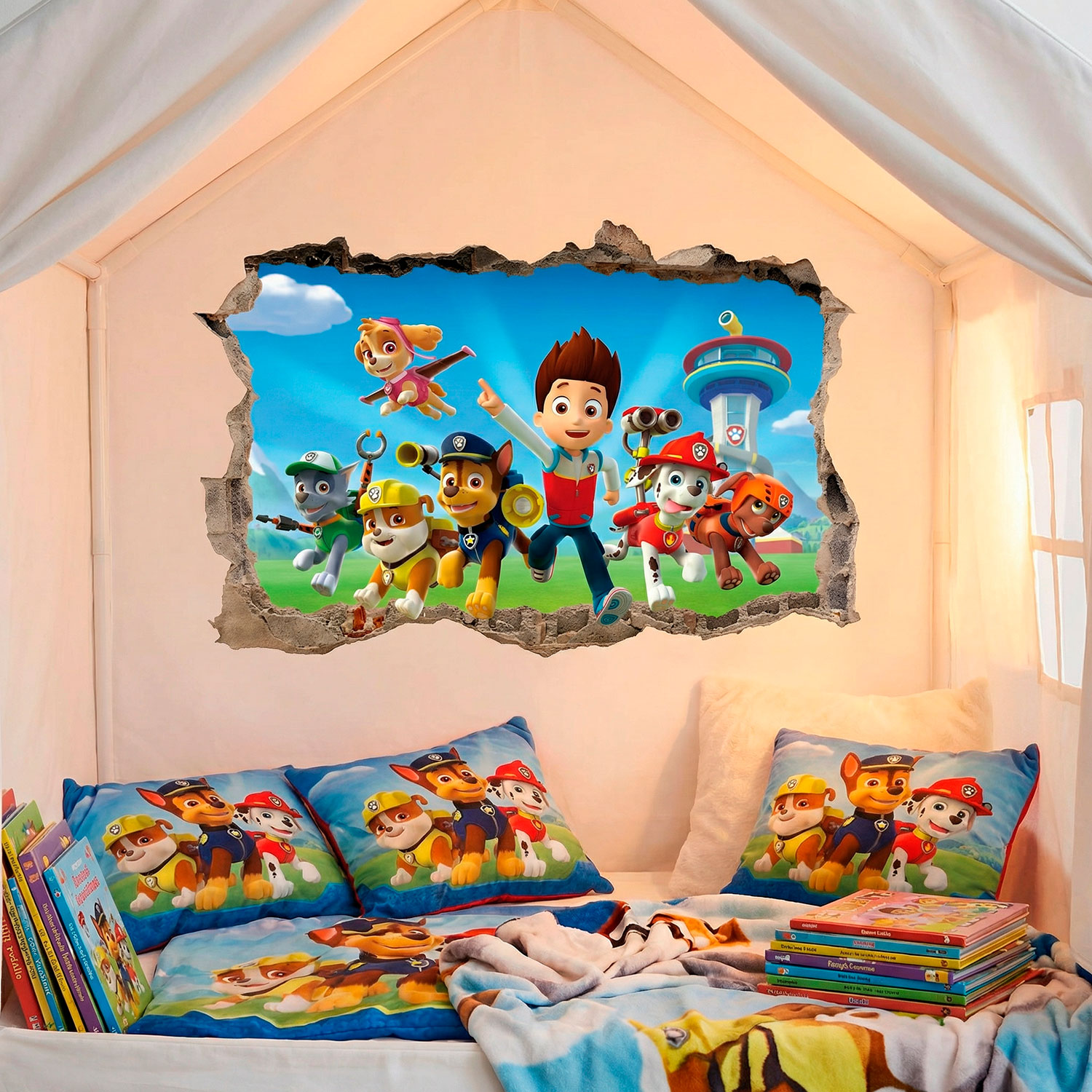 Vinilos Decorativos: Agujero Patrulla Canina