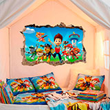 Vinilos Decorativos: Agujero Patrulla Canina 17