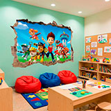 Vinilos Decorativos: Agujero Patrulla Canina 18