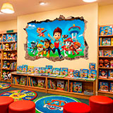 Vinilos Decorativos: Agujero Patrulla Canina 19