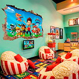 Vinilos Decorativos: Agujero Patrulla Canina 21